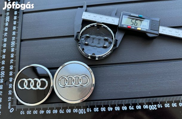 Új Audi 61mm Felni Alulfeni Kupak 4M0601170JG3 8T0601170 8W0601170