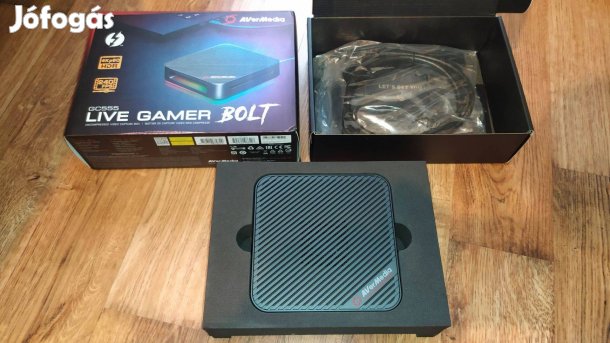 Új Avermedia Live Gamer Bolt GC555 digitalizáló kártya thunderbolt
