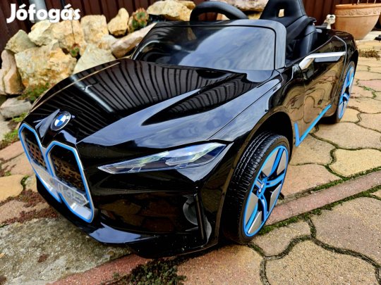 Új BMW I4 eredeti liszenszes gyerek sport auto 12V. 
