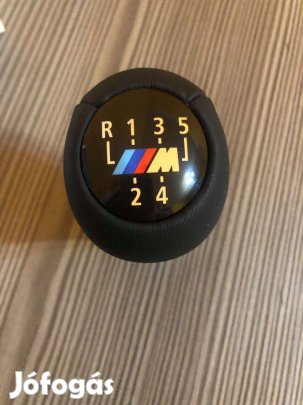 Új BMW M bőr váltógomb, váltófej, váltó gomb