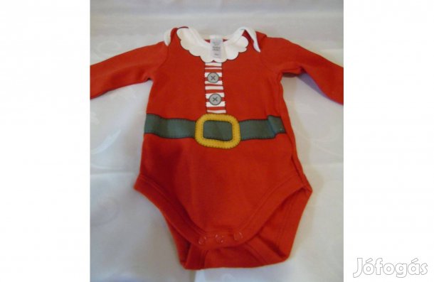 Új Baby Club piros ünneplő" body babaruha 62 cm-es