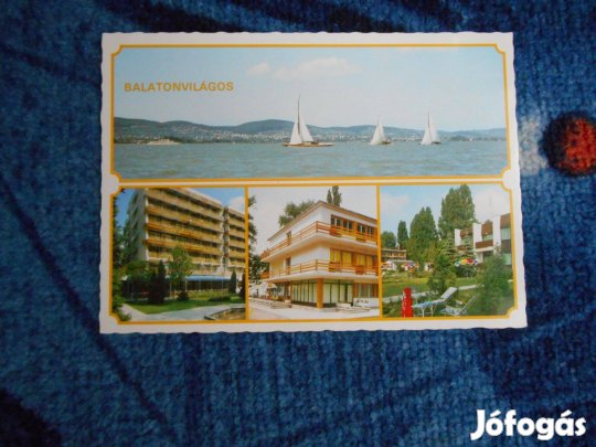 Új Balatonvilágos képeslap