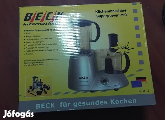 Új Beck Superpower 750 konyhai robotgép