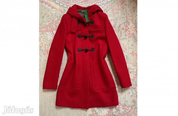 Új Benetton gyapjú szövet kabát eladó