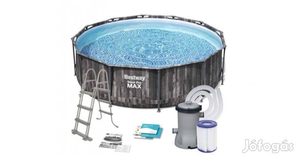 Új Bestway Polinézia 366x100 cm medence - ajándékkal