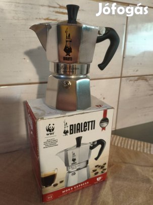 Új Bialetti 3 személyes kávéfőző 