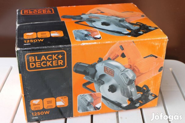 Új Black and Decker elektromos körfűrész 1250W fűrész