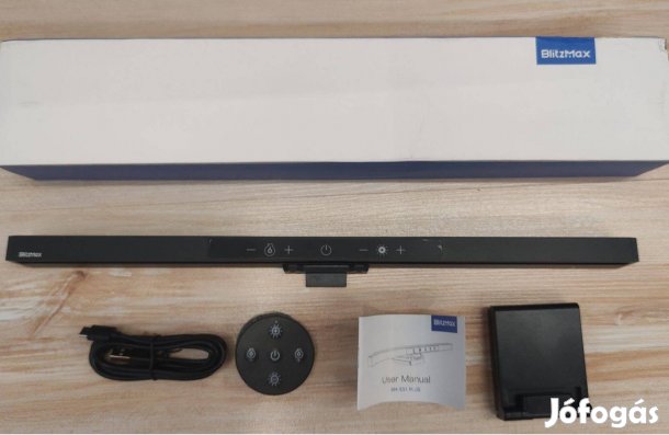 Új Blitzwolf Blitzmax BM-Es1 Plus monitor lámpa Távirányítóval