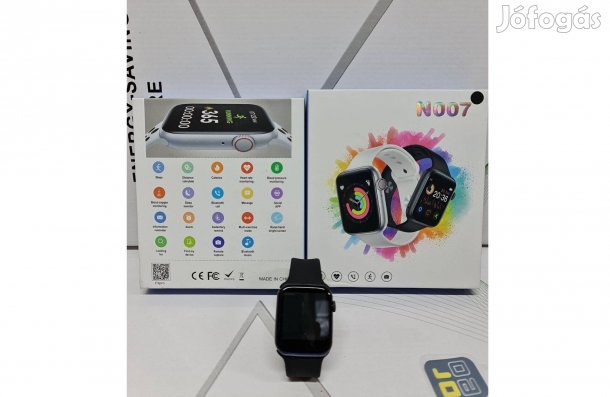 Új Bluetooth okosóra, 19 funkcióval / Érintőkijelzős Smartwatch (N007)