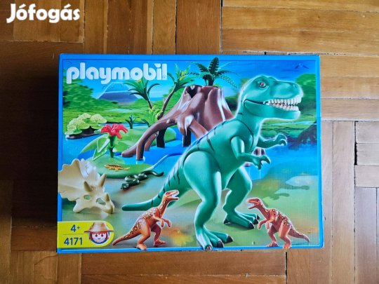 Új Bontatlan Playmobil Dino 4171 T-Rex Velociraptorokkal