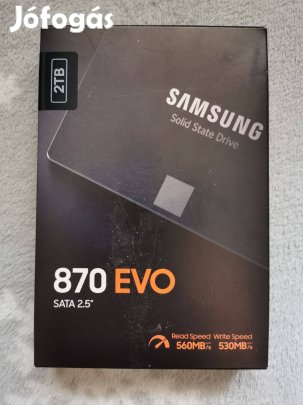 Új Bontatlan Samsung 870 Evo 2TB-os Sata SSD eladó