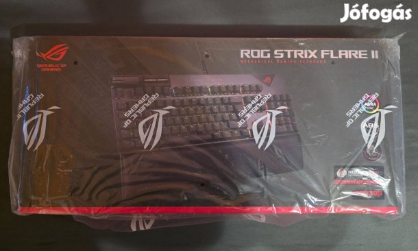 Új/Bontatlan! Asus ROG Strix Flare II Mechanikus Gamer Bill. (Magyar)