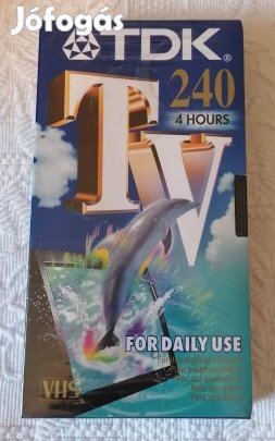 Új Bontatlan "TDK" TV 240 VHS Kazetta / Kazetta Szalag