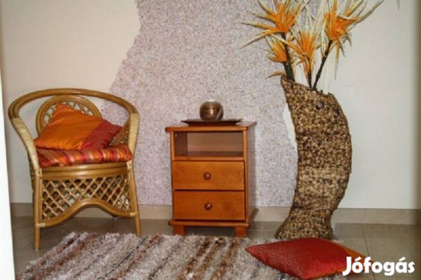 Új Borovi Fenyő Fa Júlia Éjjeli Szekrény Igazi Fenyőfa Hálószoba Bútor