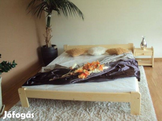 Új Borovi Fenyőfa Ágy Keret Franciaágy Gyönyörű Fenyő Fa Bútor ANET