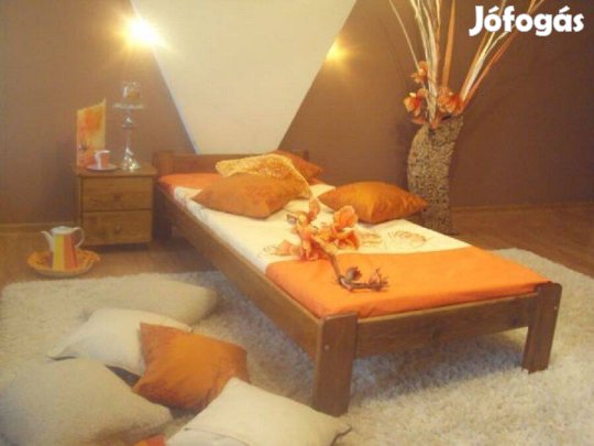 Új Borovi Fenyőfa Ágy Keret Franciaágy Gyönyörű Fenyő Fa Bútor ANET