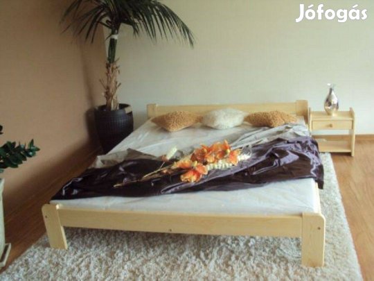 Új Borovi Fenyőfa Ágy Keret Franciaágy Gyönyörű Fenyő Fa Bútor ANET