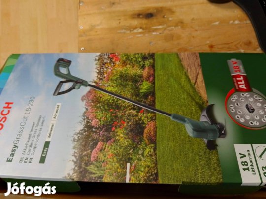 Új Bosch Easy grass akkus szegélyvágó 18V 230 eladó