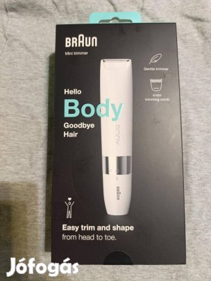 Új Braun BS1000 testszőrnyíró eladó!