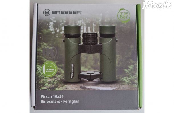 Új Bresser Pirsch 10x34 távcső roof vízálló nitrogénes fázisbevonatos