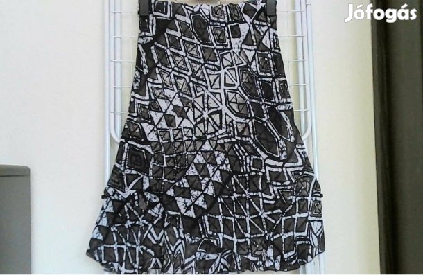 Új C&A barna-bézs mintás tavaszi nyári szoknya 36/S