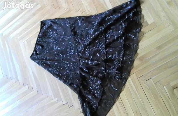 Új C&A fekete alapon mintás tavaszi nyári szoknya 36/S