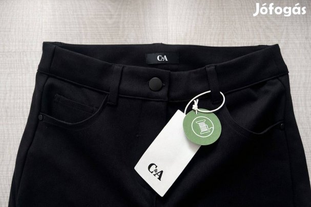 Új C&A fekete női viszkóz nadrág