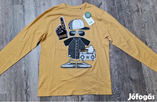 Új C&A fiú hosszúujjú felső 182-es