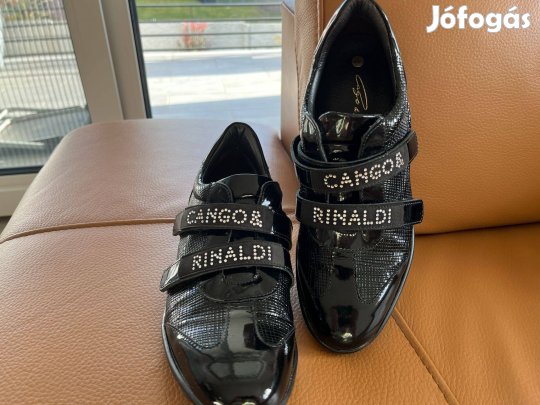 Új Cango & Rinaldi női fekete lakk cipő 37 eladó postával - Új