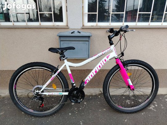 Új Capriolo Diavalo 600 fehér-piros 26" Női kerékpár! (99)