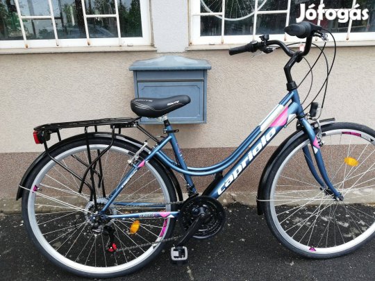 Új Capriolo Sunries DEL Női 28" szürke kerékpár! (11)