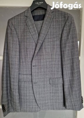 Új Carl Gross svájci férfi gyapjú komplett öltöny 50es