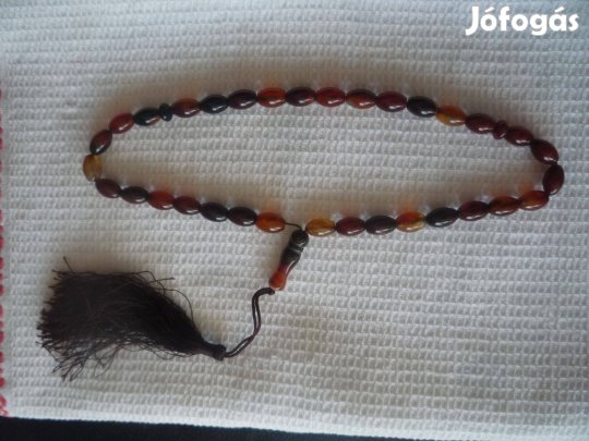 Új Carneol ásvány gyöngy mála 35 szem+stupa egységáron