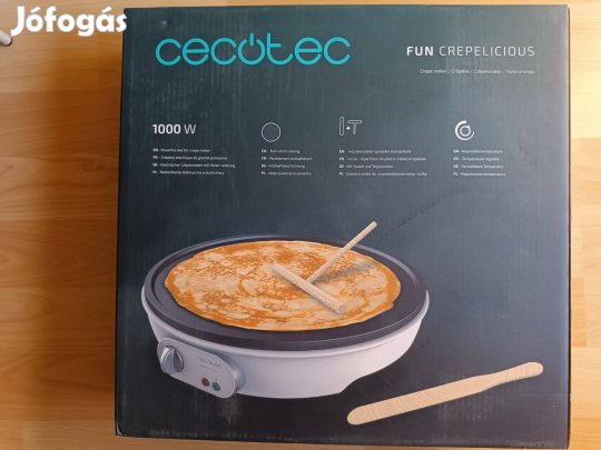 Új Cecotec Elektromos Palacsintasütő