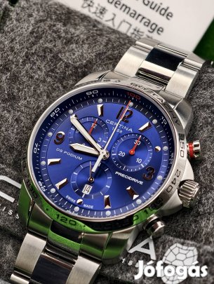 Új Certina Sport DS Podium Big Chrono Férfi Karóra 