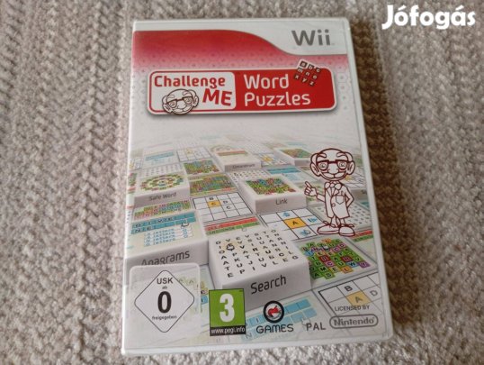 Új Challenge Me word Puzzles eredeti Nintendo Wii játék