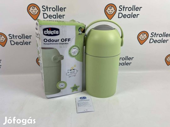 Új Chicco Odour Off pelenkatároló kuka, pelenkakuka