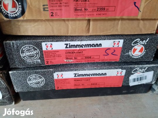 Új Citroen Berlingo P Partner 1996-2015 Zimmermann féktárcsapár eladó