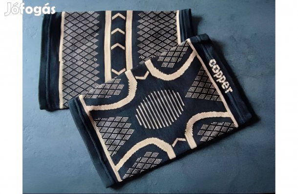 Új Copper Rugalmass Térdvédő M-es egy pár 2db