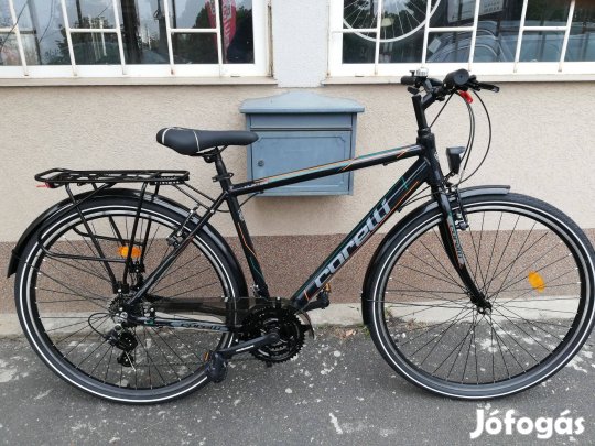 Új Corelli Nuptse fekete 28" ffi aluvázas kerékpár! (48)