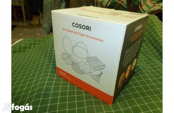 Új Cosori forrólevegős sütő 6 részes tartozékkészlet C158-6AC