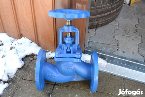 Új Csap DN50 DN-50 PN16 GG25 (Karimás Gömbcsap) elzáró szelep
