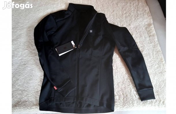 Új Cycling Siroko J1 Montoso fekete kerékpáros kabát