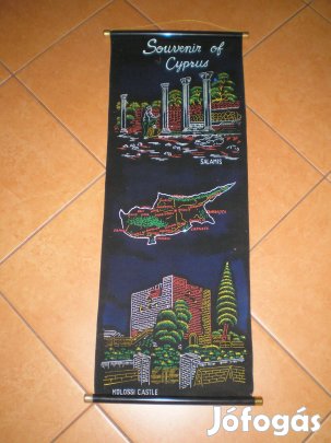 Új Cyprusról hozott falikép molinó bársonyos anyagból hibátlan