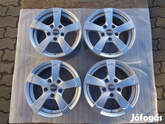 Új DBV Germany alufelni 15-ös, 5×114.3-as osztóval eladó