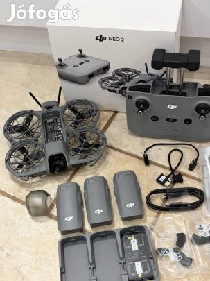 Új DJI Neo 2 Fly More Combo - 2 Év Garanciával!