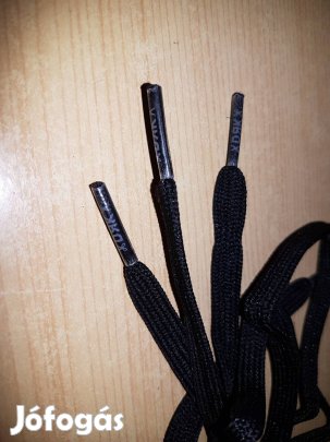 Új DRK Dorko cipőfűző - fekete színű cipő fűző fekete véggel