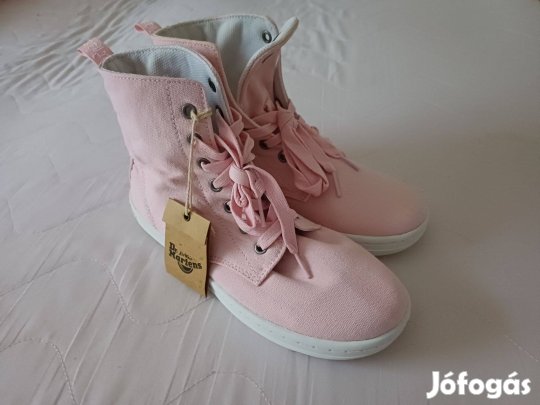 Új DR.Martens magasszárú rózsaszín cipő 39-es bth 25 cm