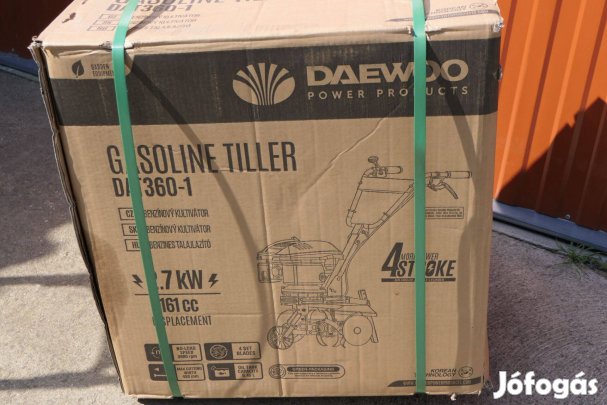 Új Daewoo DAT360-1 benzines rotakapa rotációs kapa kapálógép