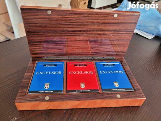 Új Dal Negro Excelsior Poker Leggero kártyakészletet